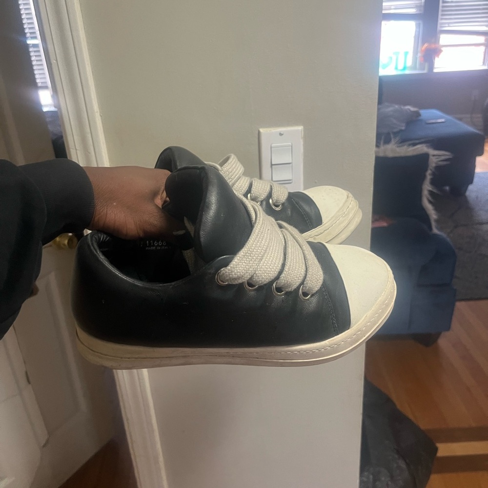 Padded Rick Owens jumbo lace in ok condition